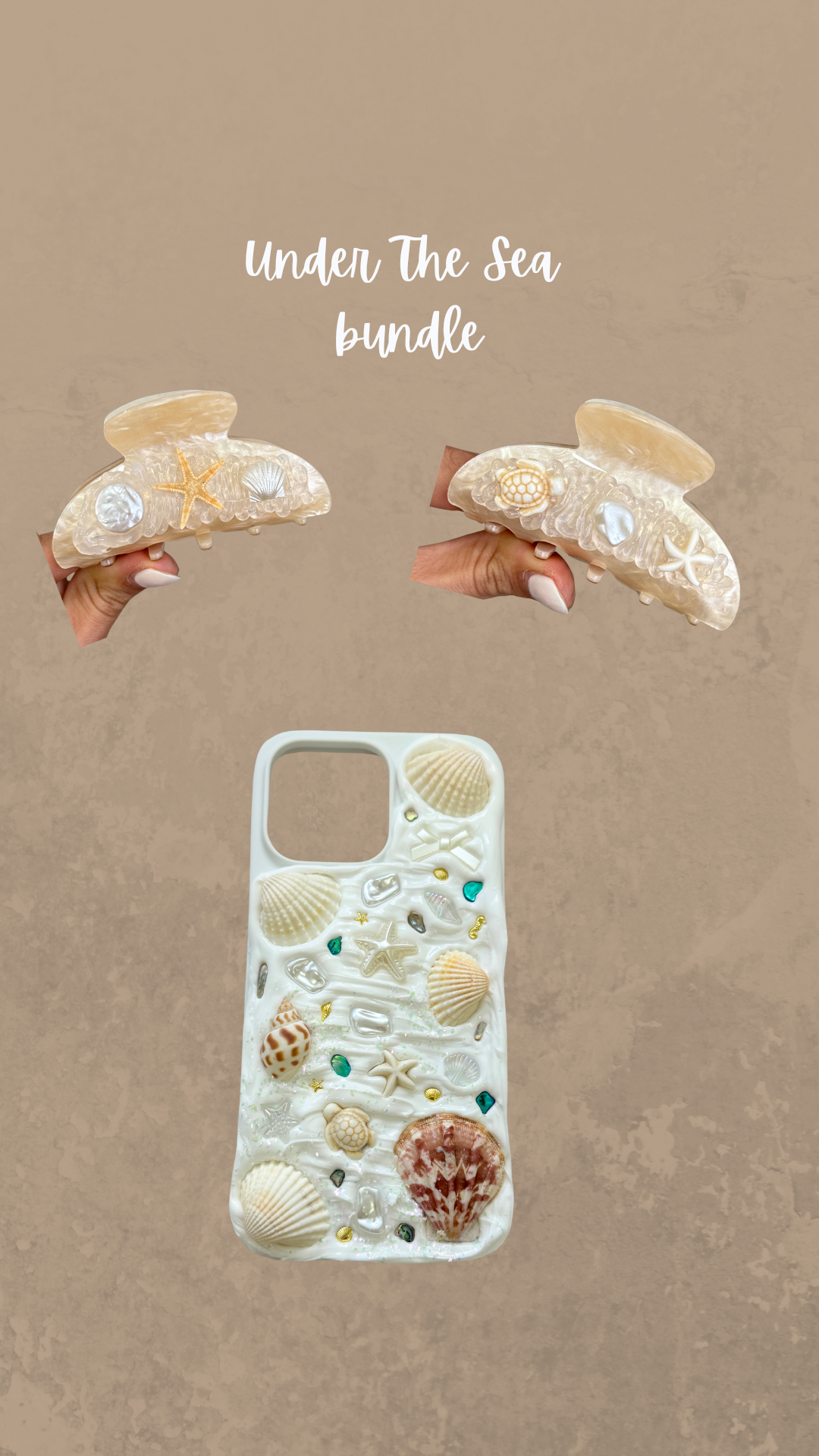 Summer Bundle - Phone Case + Hair Clip