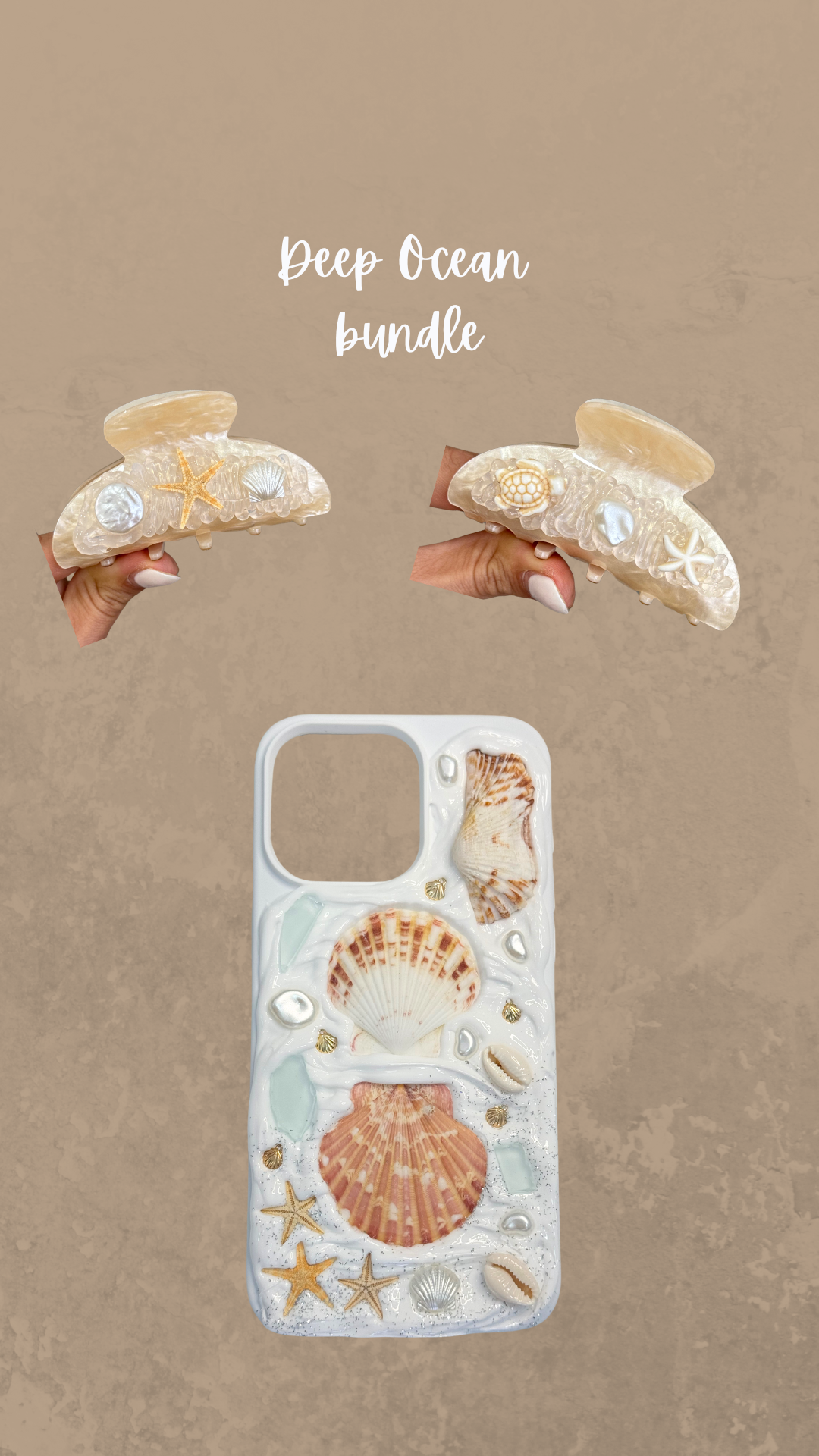 Summer Bundle - Phone Case + Hair Clip