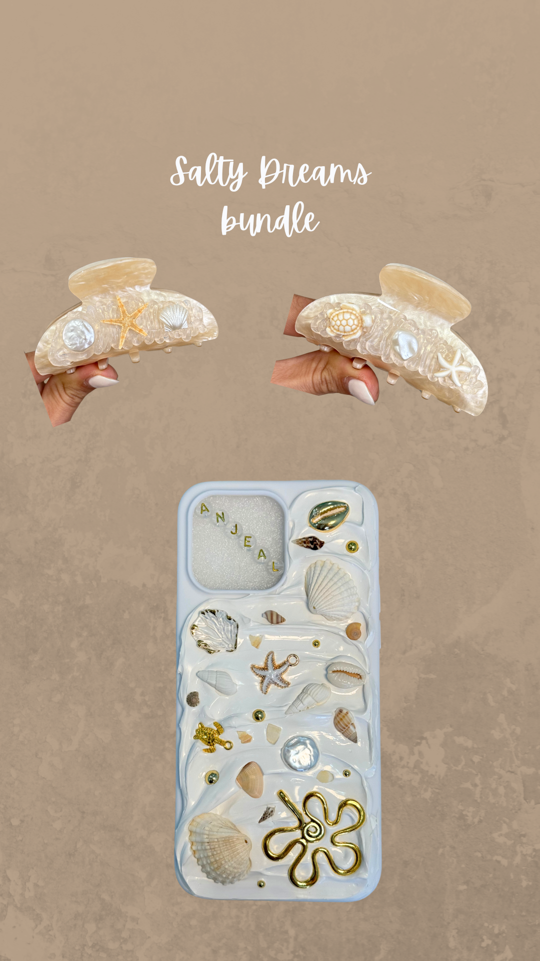 Summer Bundle - Phone Case + Hair Clip