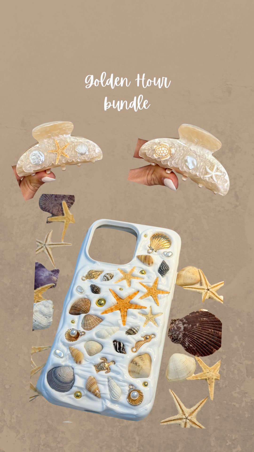 Summer Bundle - Phone Case + Hair Clip